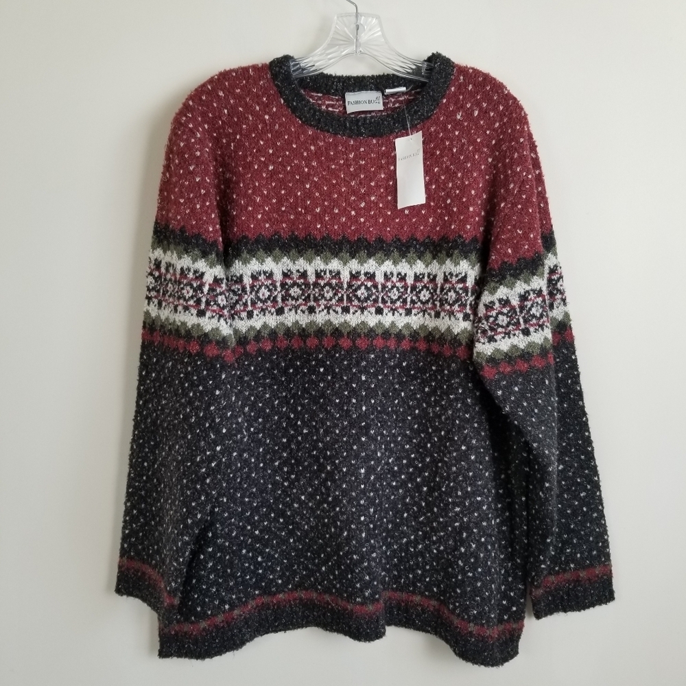Fashion Bug Wool Blend Sweater 22/24 NWT